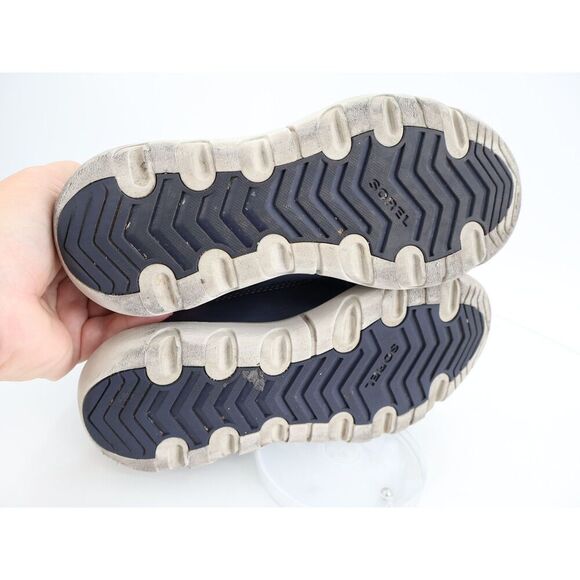 Sorel Kids' Explorer Waterproof Lace-Up Boot Blue Tall Winter Size 3 Leather - Picture 9 of 11